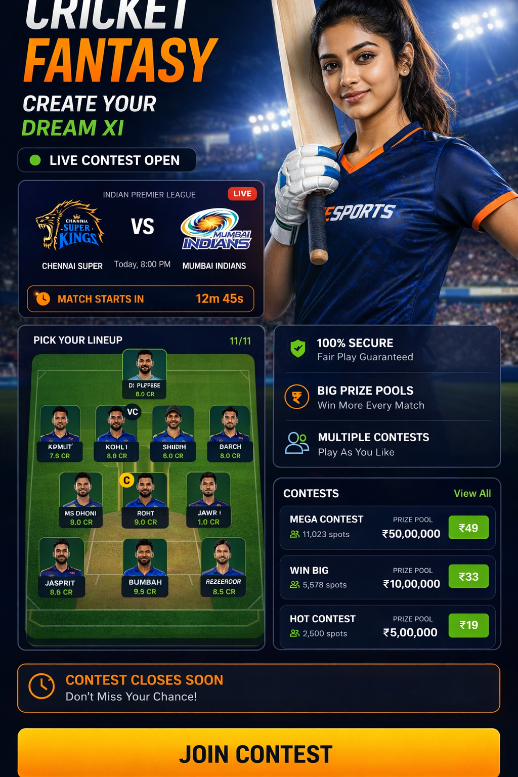 COME COM 11 football fantasy visual